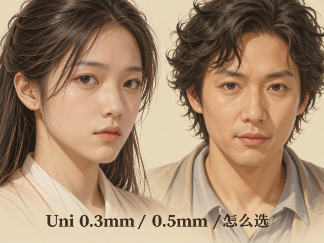 三菱Uni 0.3mm与0.5mm怎么选?根据书写习惯定硬度