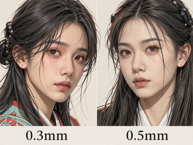 0.3mm与0.5mm精细绘图笔对比，精准选择指南