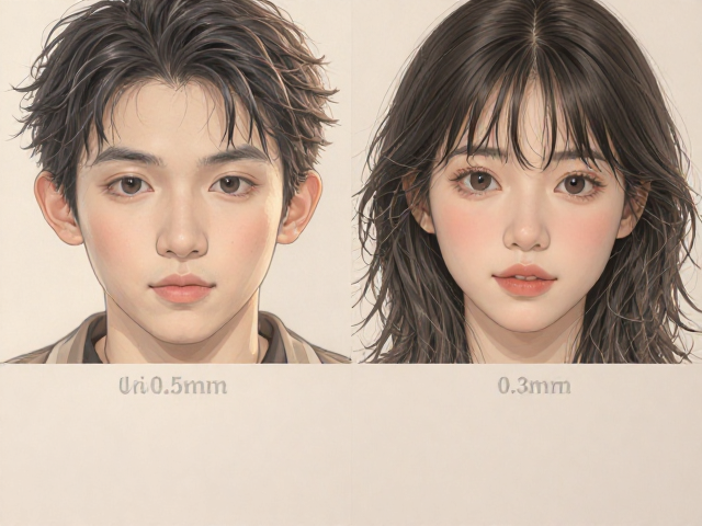 三菱Uni 0.5mm与0.3mm对比，可擦除配方怎么选？