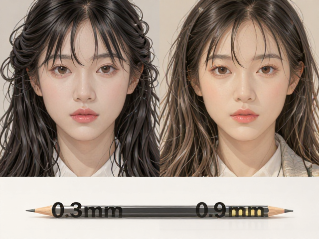 0.3mm与0.9mm铅笔对比，4B铅笔怎么选？