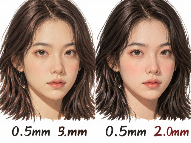 0.5mm与2.0mm笔尖区别?彩色手绘笔触效果对比解析