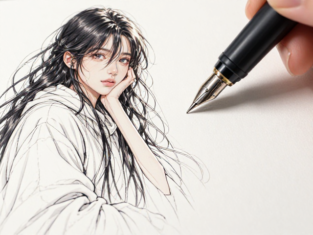 三菱UNI 0.5mm针管笔，精细填色神器，手账插画必备