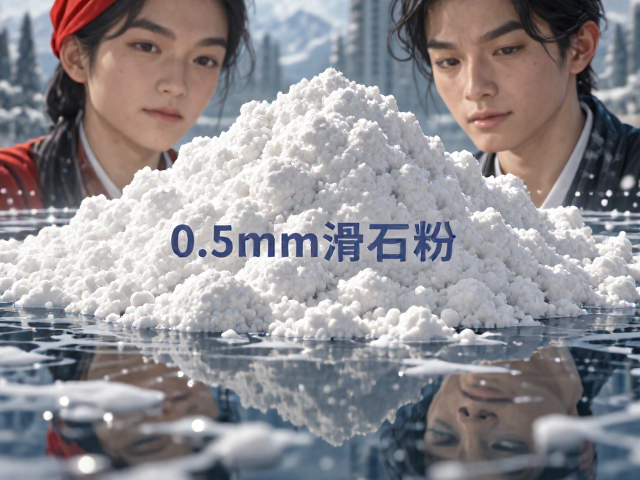 0.5mm滑石粉在油性/水性介质中的分散性与应用解析
