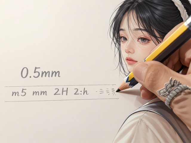 0.5mm渐变2H铅笔，书写顺滑不断芯，学生办公绘图首选推荐