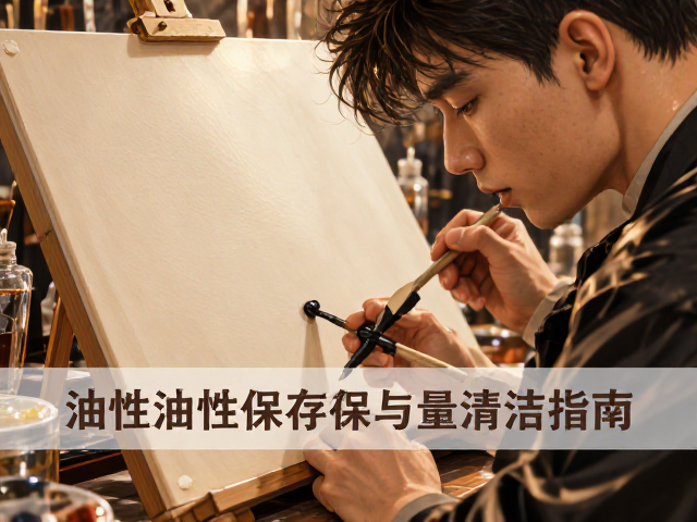 美术创作干货,画板如何直立放置防油?油性颜料保存与清洁指南