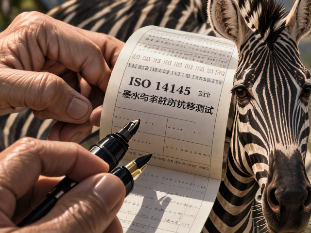 斑马Zebra标签纸ISO 14145墨水迁移测试,油性笔打印防洇解答