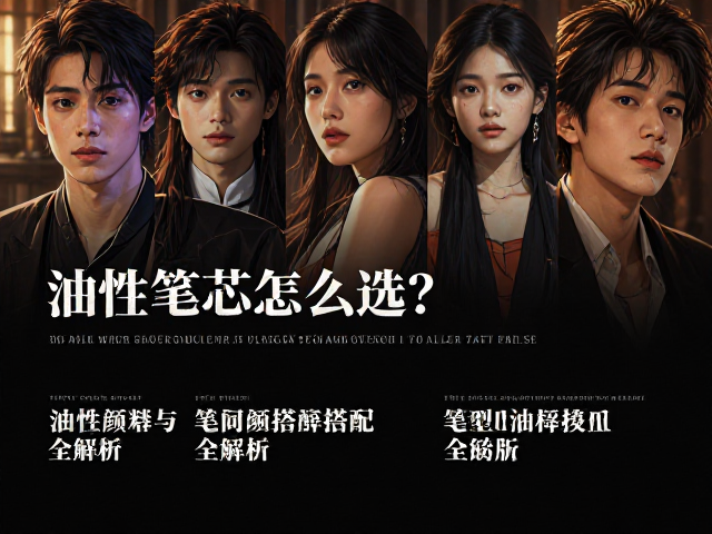 美术创作指南,油性笔芯怎么选?油性颜料与笔芯搭配全解析