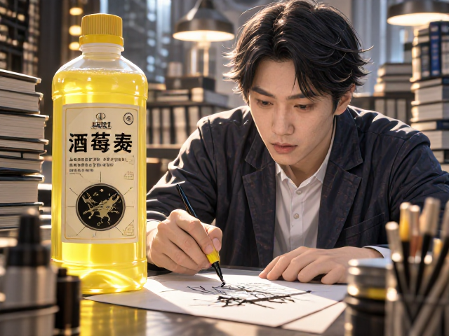 黄色酒精墨水无苯无毒，安全环保不刺激，办公绘画必备