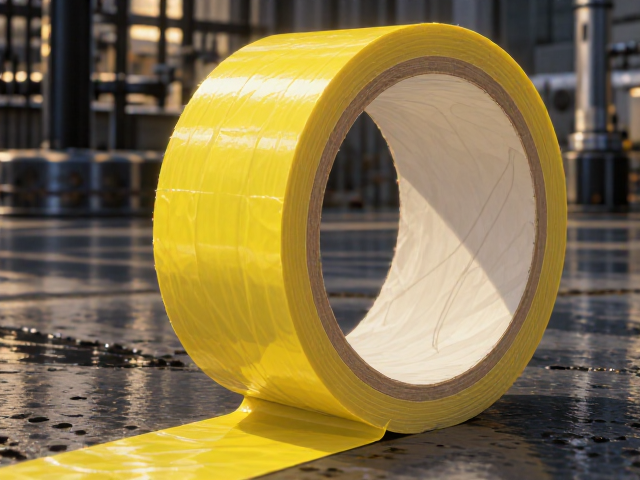 2.5mm粗头黄色高亮胶带,工业标记与警示专用,高粘耐磨易书写
