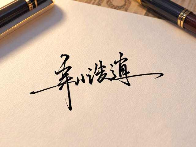 细字类毛笔笔触签名设计，打造高辨识度个人IP，附创作技巧