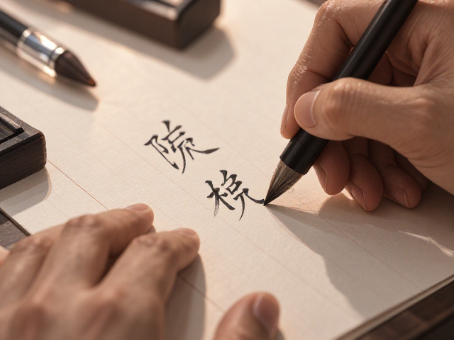 细字硬笔书法练习,类毛笔笔触的硬笔技巧与入门指南