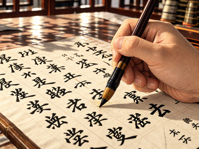 真彩书法课，细字提按顿挫训练，掌握笔法精髓