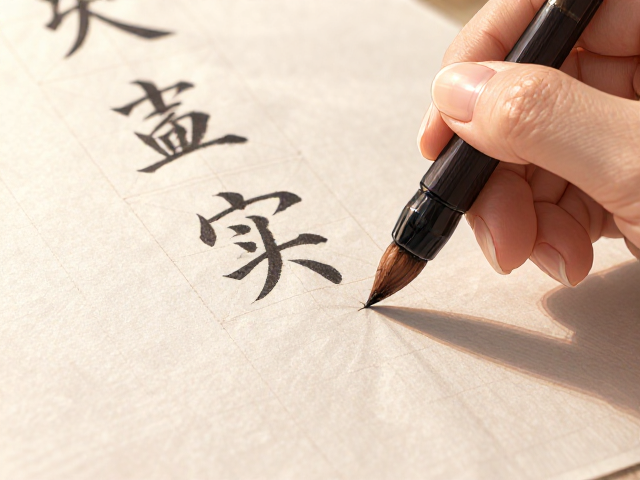 细字飞白硬笔书法练习,掌握笔尖虚实,写出灵动飘逸好字