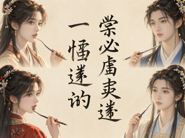 细字飞白硬笔书法练习,掌握笔尖虚实,写出灵动飘逸好字
