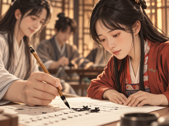 传统毛笔改良细字替芯,通用型笔杆适配,书写顺滑不洇墨