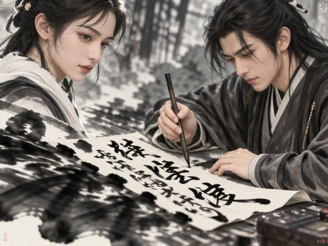 细字书法怎么写?墨色浓淡控制技巧,助力书法普及