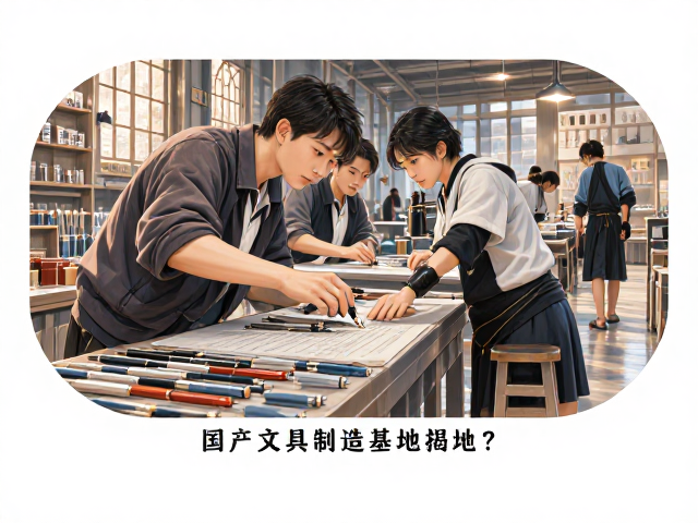 国产文具制造基地揭秘,细字笔如何解决洇墨难题?
