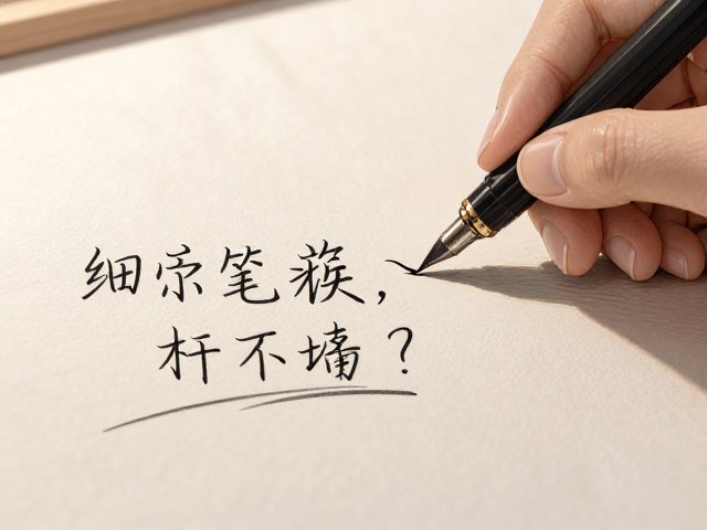 细字笔出墨流畅不堵头？掌握定期清洁笔杆技巧，书写更顺滑