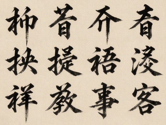 书法字体结构解析，细字洇墨下的字形把握与书写技巧