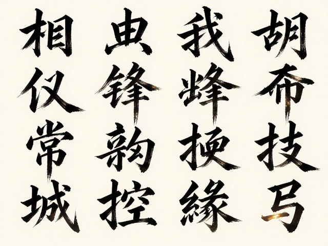 书法字体结构解析，细字洇墨下的字形把握与书写技巧