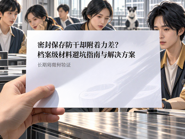 密封保存防干却附着力差？档案级材料避坑指南与解决方案