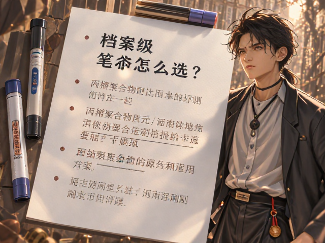 档案级油漆笔芯怎么选？丙烯聚合物耐用防水评测