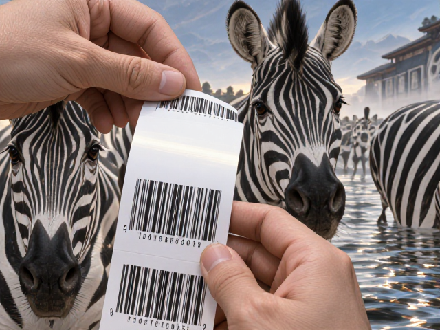 斑马Zebra档案级耐溶剂标签纸，高防护条码打印方案