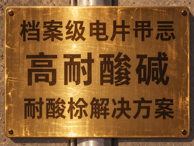 档案级电子元件标记，高耐酸碱标识解决方案