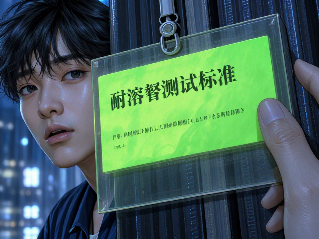 荧光色标签耐溶剂测试标准，档案级标识如何通过严苛验证？