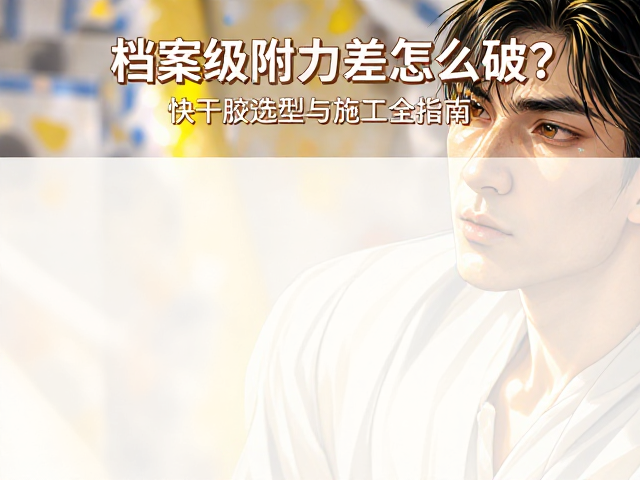 档案级附着力差怎么破？快干胶选型与施工全指南