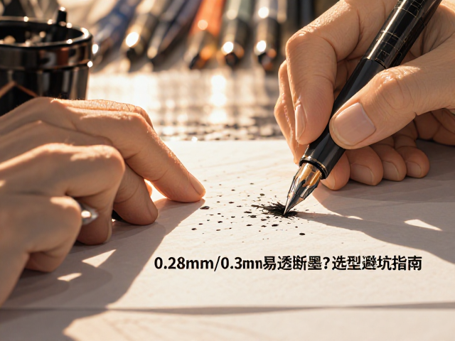 0.28mm/0.3mm薄纸易透断墨？笔尖选型避坑指南