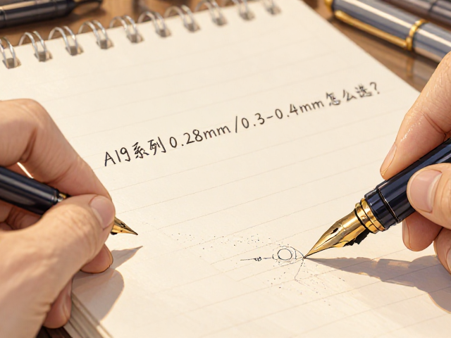 A19系列笔尖0.28mm/0.3-0.4mm怎么选?精细笔记与书写体验实测