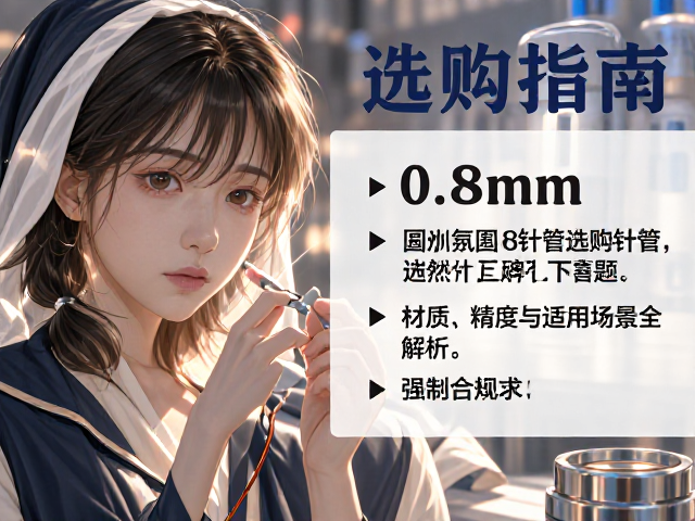 0.8mm圆形针管选购指南,材质、精度与适用场景全解析