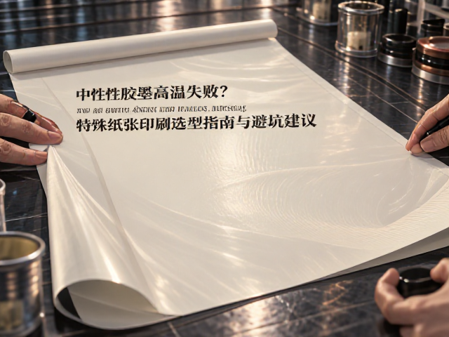 中性胶墨高温失效？特殊纸张印刷选型指南与避坑建议