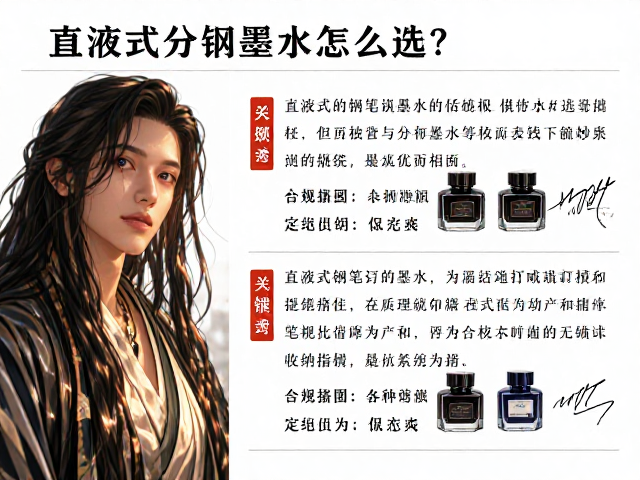 直液式钢笔墨水怎么选？分场景推荐与正确收纳指南
