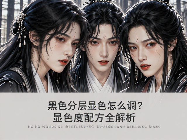 黑色分层显色怎么调？高显色度配方全解析