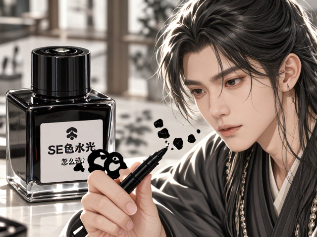 黑色荧光水性墨水怎么选？高显色不堵笔，SEO优化选购指南