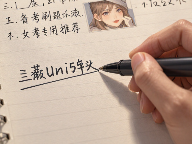 三菱Uni子弹头考试专用推荐,顺滑耐写,备考刷题不断墨