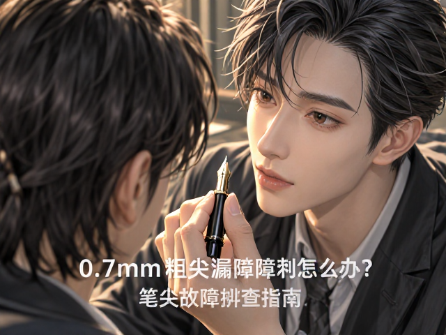 0.7mm粗尖钢笔漏墨污染怎么办?钢珠笔尖故障排查指南