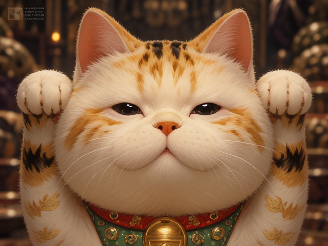 短鼻扁脸招财猫,独特配色繁育指南与吉祥寓意解析