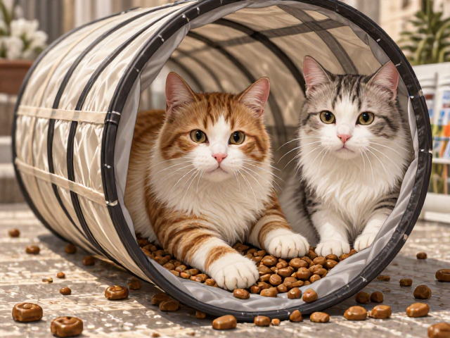 专用猫粮怎么选？搭配猫隧道与营养膏，打造猫咪健康活力日常