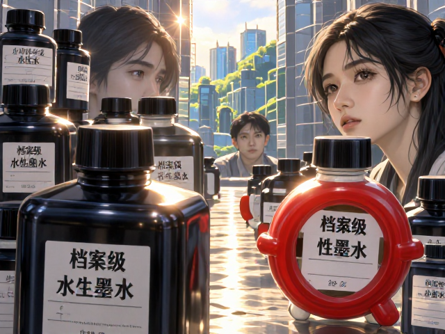 低碳生产下的档案级水性墨水,高耐久与环保的完美平衡
