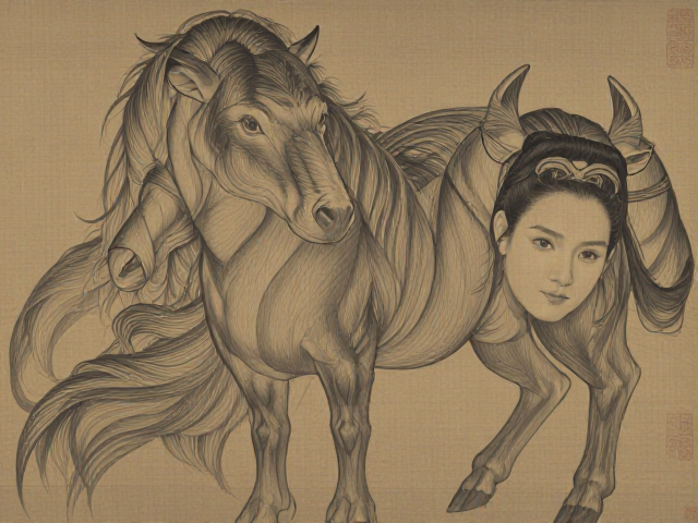 古代蜡彩与坦培拉渊源,动物造型夸张下的线性轮廓之美