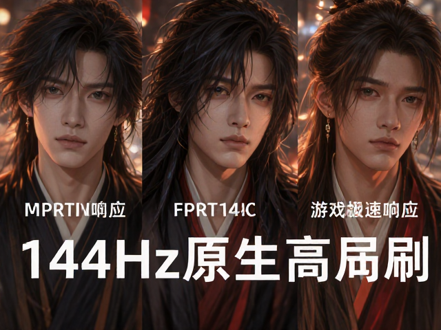 144Hz原生高刷，MPRT极速响应，打造FPS游戏优先的流畅体验