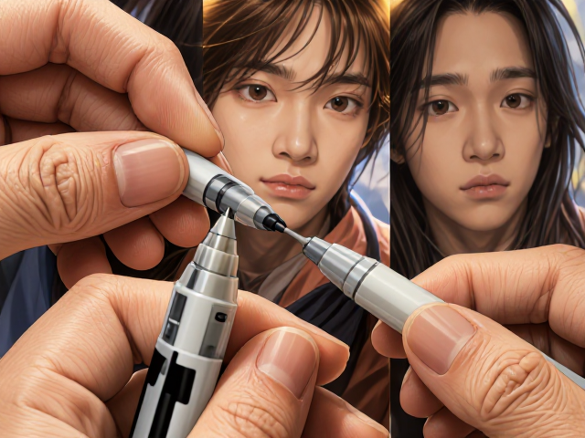 按压可擦写笔结构解析,适配油性笔芯的书写体验与清洁技巧
