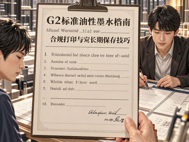 G2标准油性墨水档案填写指南,合规打印与长期保存技巧