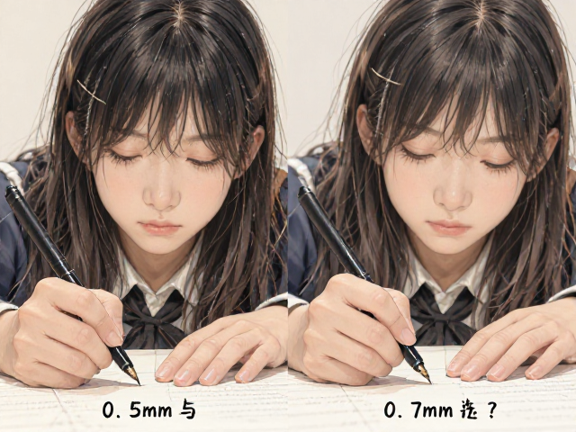 0.5mm与0.7mm笔尖怎么选？学生笔记书写流畅度大对比