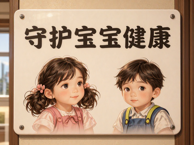 儿童安全低气味临时标识，无毒环保，守护宝宝健康