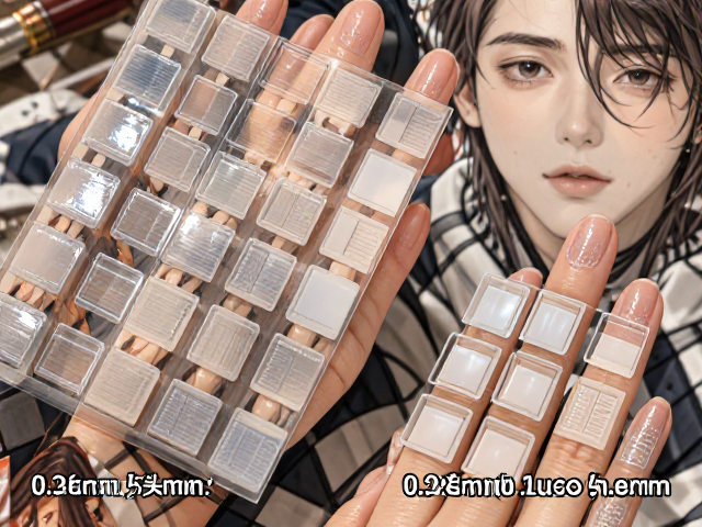 0.28mm和0.5mm方头美甲贴纸教程,新手必备SEO干货