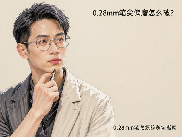 0.28mm笔尖偏磨怎么破?手账涂鸦修复与避坑指南
